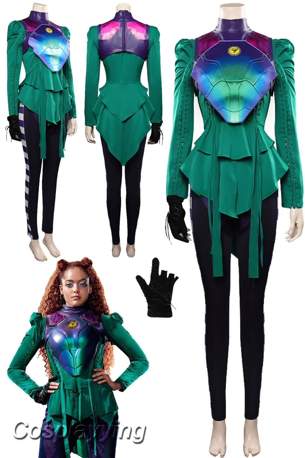 

Maxine Hunkell Cosplay Cyclone Fantasia 2022 Movie Black Cosplay Adam Costume Female Superhero Adult Women Fantasy Fancy Dress