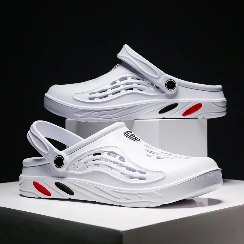Ultra-light hole shoes men's summer sandals dual-use slippers wear sandals home semi-trailer trend
Ultra-light hole shoes men's summer sandals dual-use slippers wear sandals home semi-trailer trend