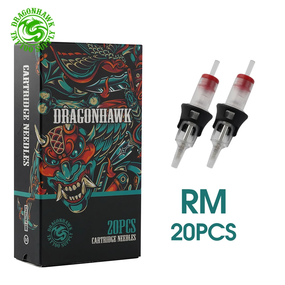 Dragonhawk Original Permanent Makeup Cartridge Needles Tattoo Cartridge with Silicone Case RM 20pcs/box Tattoo Supply
Dragonhawk Original Permanent Makeup Cartridge Needles Tattoo Cartridge with Silicone Case RM 20pcs/box Tattoo Supply