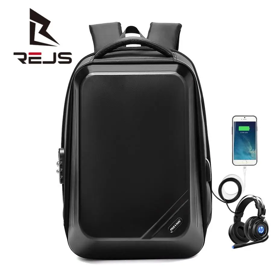 REJS Anti-Theft Backpack Men 17Inch Laptop Backapck with Usb Charging Waterproof Hard Shell Fashion Business Gamer Backpack Bag
REJS Anti-Theft Backpack Men 17Inch Laptop Backapck with Usb Charging Waterproof Hard Shell Fashion Business Gamer Backpack Bag
