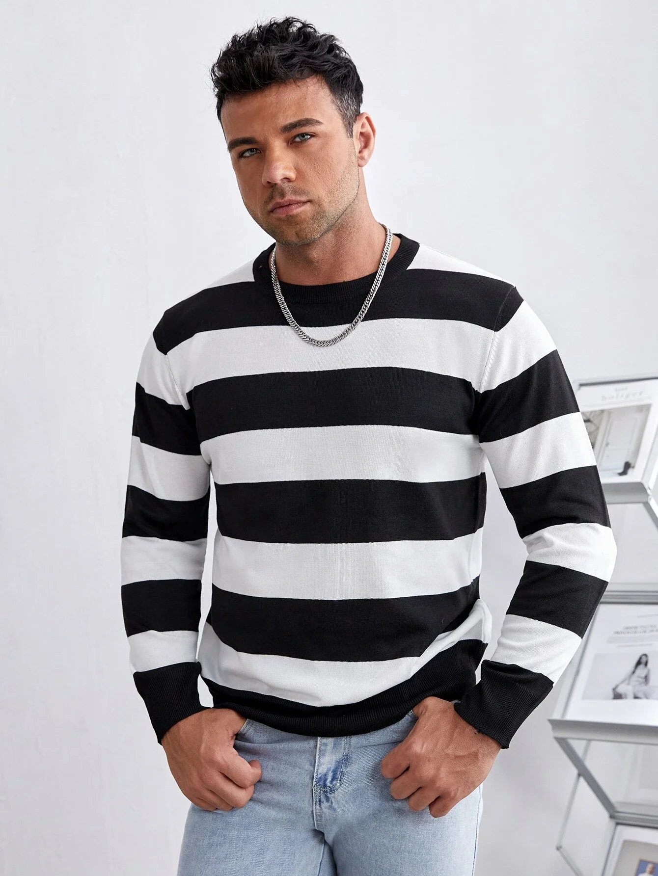 Новинка Осень-зима мужское вязаное пальто теплый свитер кардиган на молнии модный плотный Повседневный трикотажный кардиган с воротником-...
Новинка Осень-зима мужское вязаное пальто теплый свитер кардиган на молнии модный плотный Повседневный трикотажный кардиган с воротником-...