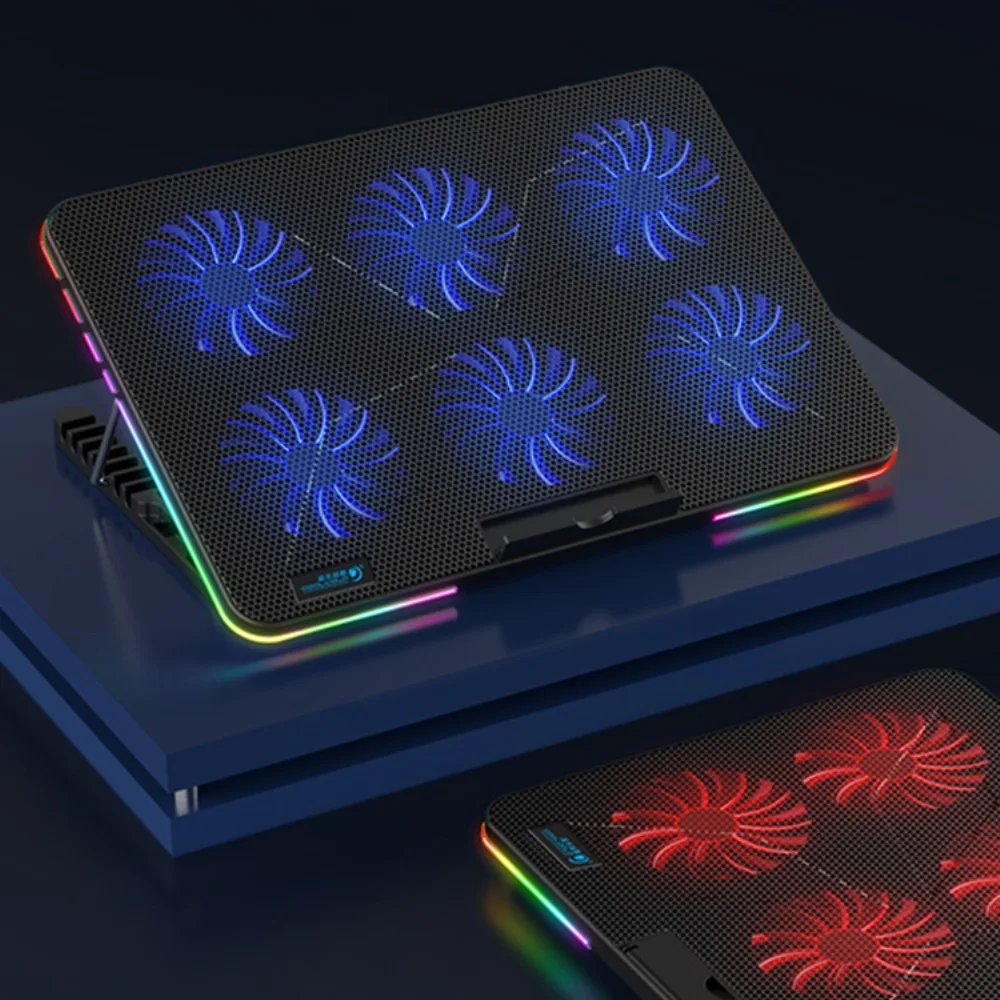 Coolcold RGB Gaming Laptop Cooler 12-17 Inch,Six Fan Cooling Bracket With Led Screen,Notebook Cool Stand Two USB Ports
Coolcold RGB Gaming Laptop Cooler 12-17 Inch,Six Fan Cooling Bracket With Led Screen,Notebook Cool Stand Two USB Ports