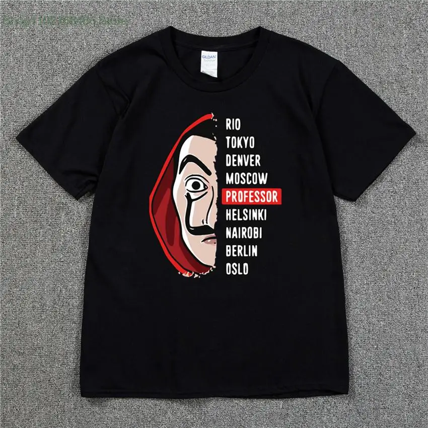 Tshirts Men Short Sleeve House of Paper T Shirt Men Funny La Casa De Papel T Shirt Money Heist Tees Tv Series T-shirt Harajuku
Tshirts Men Short Sleeve House of Paper T Shirt Men Funny La Casa De Papel T Shirt Money Heist Tees Tv Series T-shirt Harajuku