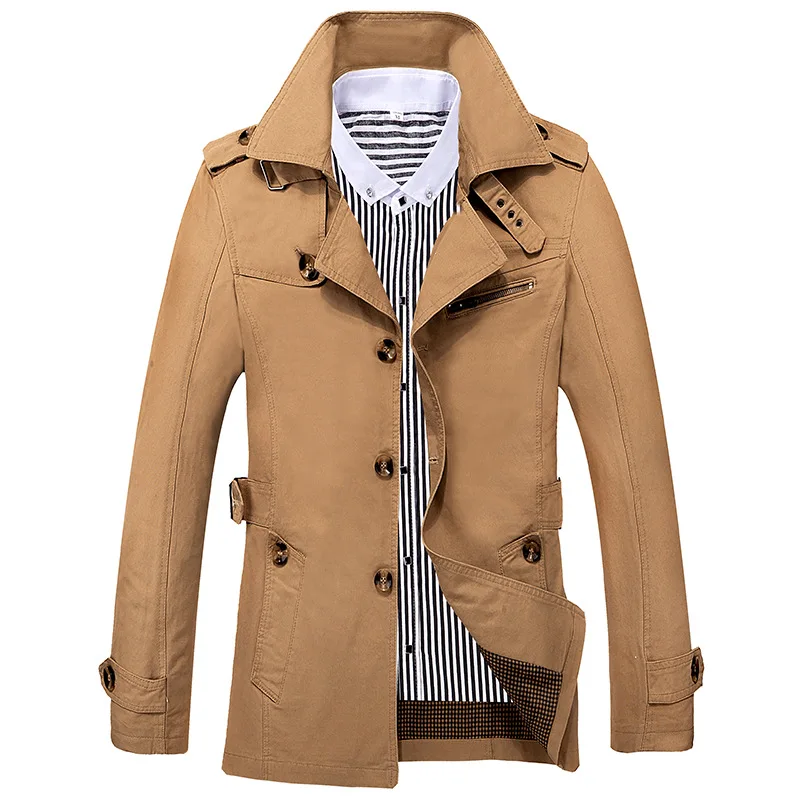 2022 Autumn Men's Casual Windbreaker Medium Long Fashionable Large Men's Pure Cotton Jacket Men's Coat
2022 Autumn Men's Casual Windbreaker Medium Long Fashionable Large Men's Pure Cotton Jacket Men's Coat