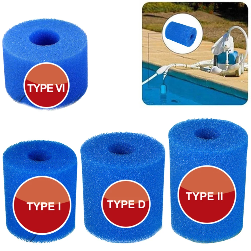 1pc Filter Sponge For Intex Type I/II/VI/D Swimming Pool Filter Foam Sponge Part Washable Reusable Spas Pool Parts Filters
1pc Filter Sponge For Intex Type I/II/VI/D Swimming Pool Filter Foam Sponge Part Washable Reusable Spas Pool Parts Filters