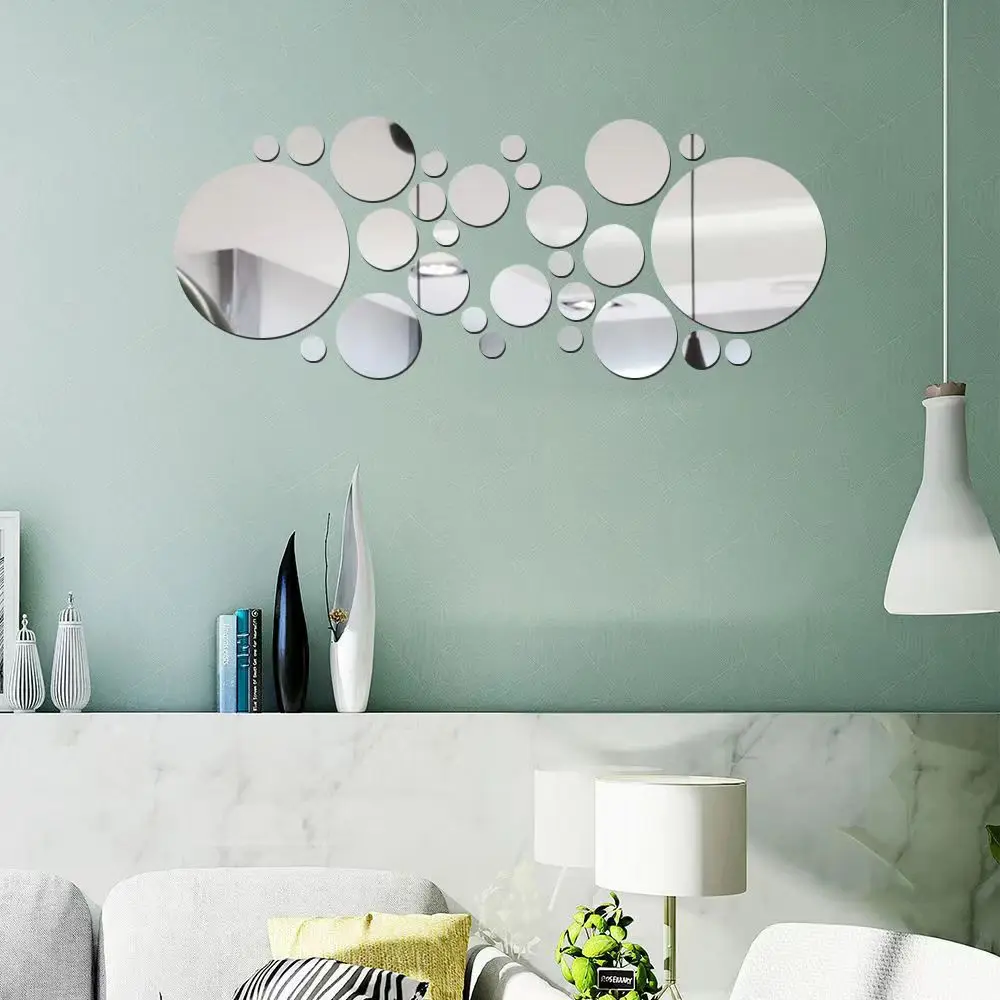 32pcs/set circle Round Shape Style Acrylic Mirror Wall Sticker Decal for Home Living Room Bedroom Decor Wall Decoration Sticker
32pcs/set circle Round Shape Style Acrylic Mirror Wall Sticker Decal for Home Living Room Bedroom Decor Wall Decoration Sticker