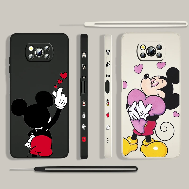 Mickey Mouse Love For Xiaomi Poco X3 Pro NFC F3 GT M3 M4 C3 X2 Mi 11T 10T Pro Lite 5G Liquid Left Rope Phone Case Capa Cover
Mickey Mouse Love For Xiaomi Poco X3 Pro NFC F3 GT M3 M4 C3 X2 Mi 11T 10T Pro Lite 5G Liquid Left Rope Phone Case Capa Cover