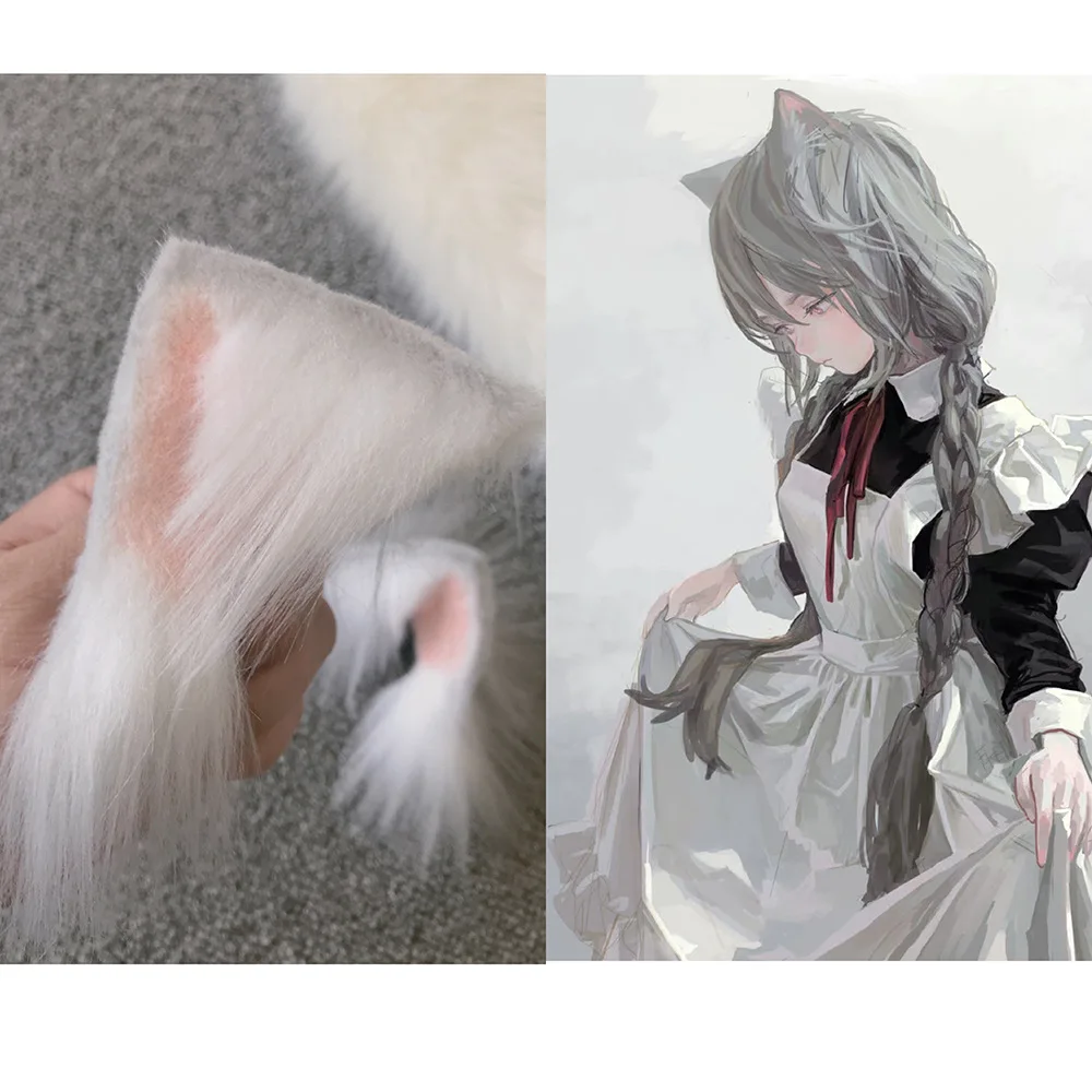 Cos ear tail suit hand made cat ear animal ear Lolita hair hoop animal ear hair accessories jojo bizarre adventure cosplay
Cos ear tail suit hand made cat ear animal ear Lolita hair hoop animal ear hair accessories jojo bizarre adventure cosplay