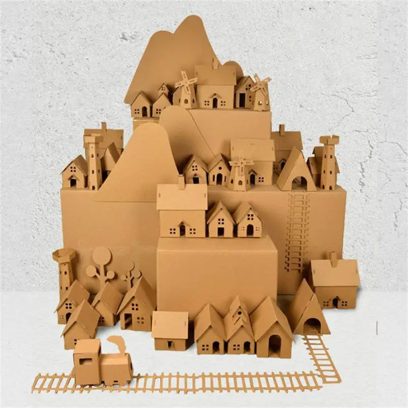Dream Town Kindergarten Craft Garden Decor Dollhouse Three-dimensional Assembly Kit Vintage House Miniature Children DIY Gift
Dream Town Kindergarten Craft Garden Decor Dollhouse Three-dimensional Assembly Kit Vintage House Miniature Children DIY Gift