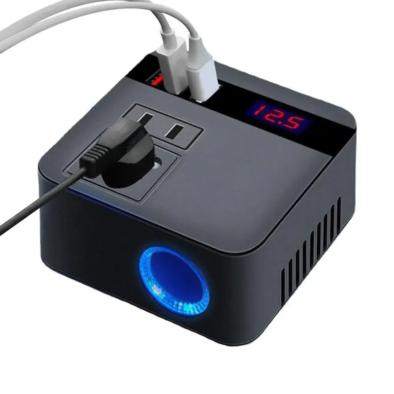 Car Charger Inverter Low Noise Charger Adapter 12V 24V To 220V Car Supplies Energy Saving Outlet For Charging Laptops Tablets
Car Charger Inverter Low Noise Charger Adapter 12V 24V To 220V Car Supplies Energy Saving Outlet For Charging Laptops Tablets