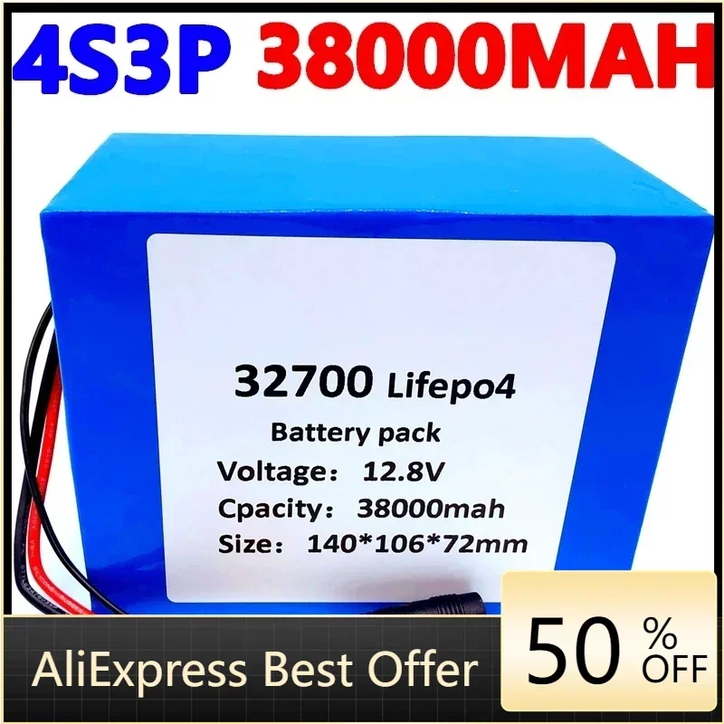 2021 32700 Lifepo4 Battery Pack 4S3P 12.8V 38Ah 4S 40A 100A Balanced BMS for Electric Boat and Uninterrupted Power Supply 12V
2021 32700 Lifepo4 Battery Pack 4S3P 12.8V 38Ah 4S 40A 100A Balanced BMS for Electric Boat and Uninterrupted Power Supply 12V
