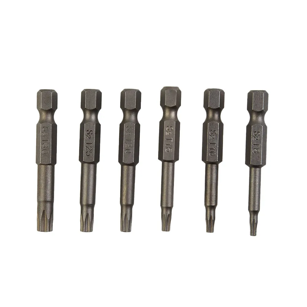 6pcs 50mm Magnetic Torx Screwdriver Bits 1/4\\\" Hex Shank T8 T10 T15 T20 T25 T30 Hand Tool Hollow Bit Screwdriver
6pcs 50mm Magnetic Torx Screwdriver Bits 1/4\\\" Hex Shank T8 T10 T15 T20 T25 T30 Hand Tool Hollow Bit Screwdriver