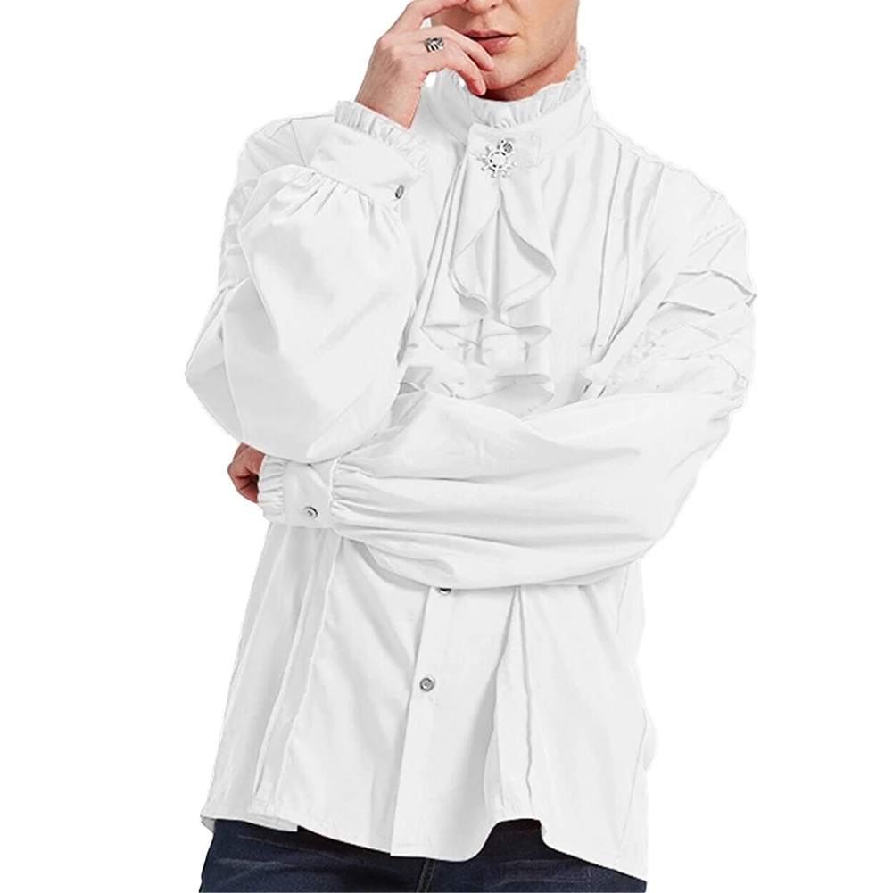 Men Solid Shirt Long Sleeve Shirt Black Long Sleeve Shirt Polyester Solid Pattern Stand-Up Neckline White Fall
Men Solid Shirt Long Sleeve Shirt Black Long Sleeve Shirt Polyester Solid Pattern Stand-Up Neckline White Fall