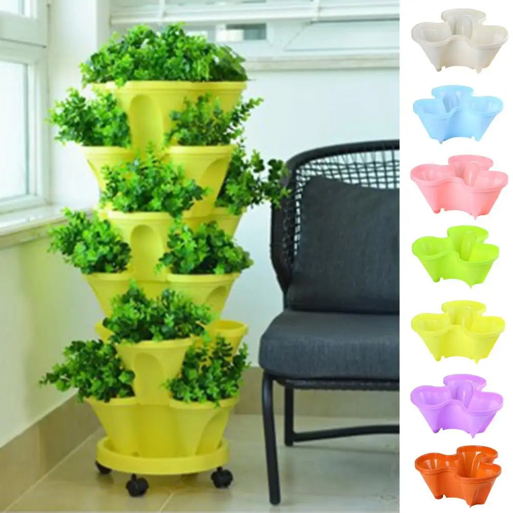3 Holes Flowerpot Flower Plants Growing Pot Combination Multi-layer Vertical Assorted Planter Strawberry Planter Balcony Planter
3 Holes Flowerpot Flower Plants Growing Pot Combination Multi-layer Vertical Assorted Planter Strawberry Planter Balcony Planter