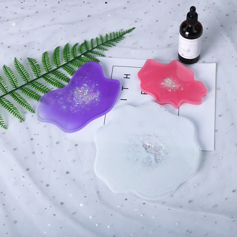 Irregular Cup Coaster Clay Silicone Mold DIY Craft Handmade Cloud Shape Cake Dessert Fruit Tray Epoxy Resin Molds Decorate Plate 
Irregular Cup Coaster Clay Silicone Mold DIY Craft Handmade Cloud Shape Cake Dessert Fruit Tray Epoxy Resin Molds Decorate Plate