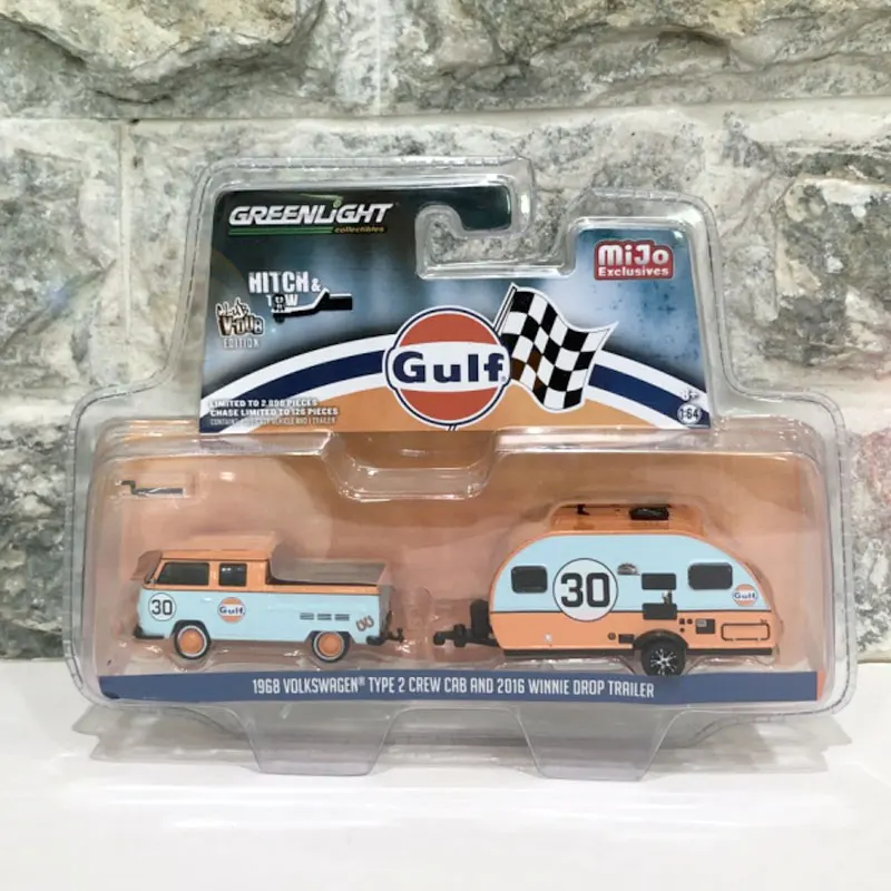GreenLight 1/64 Scale Die-Cast Car Toys 1968 VW Type 2 Crew CAB And 2016 Winnie Drop Trailer Diecast Metal Vehicle Model For Boy
GreenLight 1/64 Scale Die-Cast Car Toys 1968 VW Type 2 Crew CAB And 2016 Winnie Drop Trailer Diecast Metal Vehicle Model For Boy