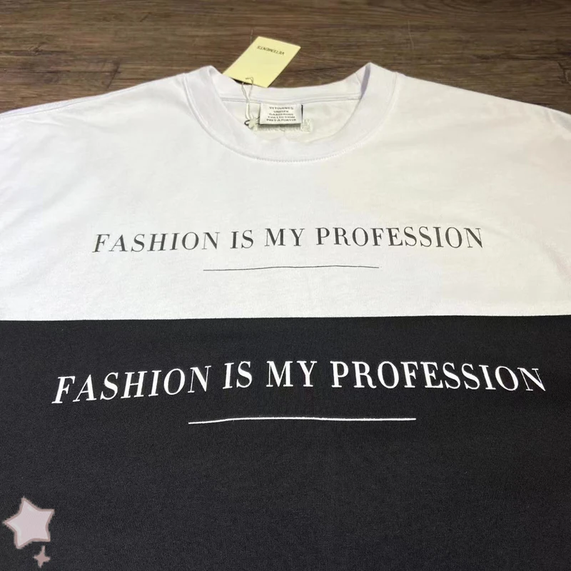 Футболка Vetement для мужчин и женщин, летняя тяжелая ткань, высокое качество 
Футболка Vetement для мужчин и женщин, летняя тяжелая ткань, высокое качество