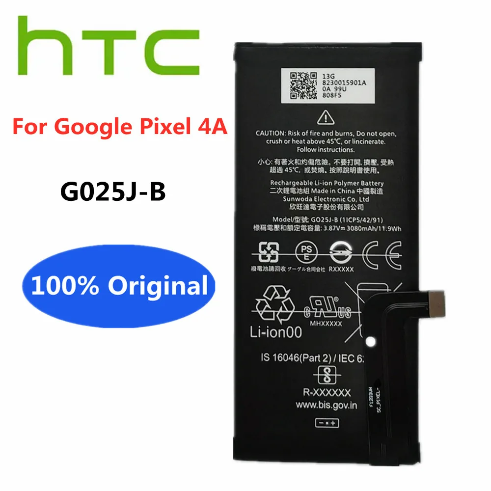 Высококачественная аккумуляторная батарея для HTC GOOGLE Pixel 4A Pixel4A 4G
Высококачественная аккумуляторная батарея для HTC GOOGLE Pixel 4A Pixel4A 4G