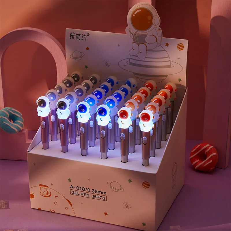 36PCS/BOX Pens Astronaut Creative School Student Office Logo Writing Drawing Stationery Set Black 0.38MM Children's Gift
36PCS/BOX Pens Astronaut Creative School Student Office Logo Writing Drawing Stationery Set Black 0.38MM Children's Gift