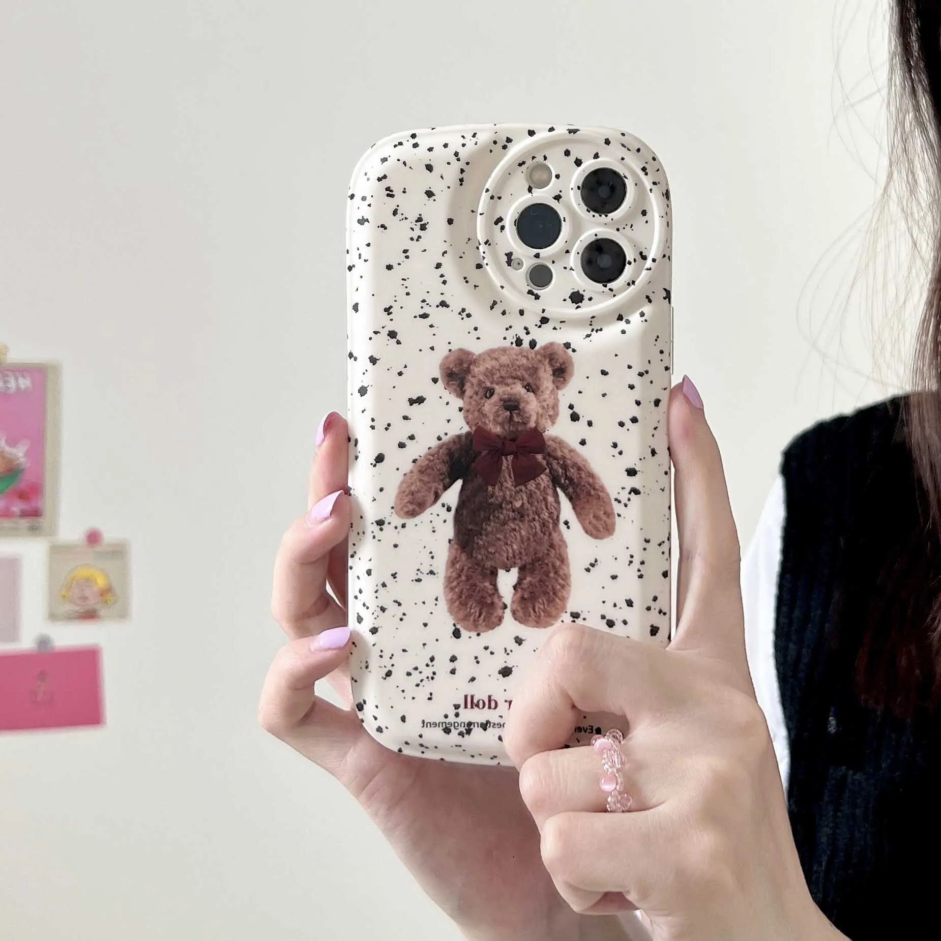 Cute doll Bear Point Soft Phone Case For Iphone 13Pro XR X XS XSMAX 11 12 13 Pro Max Silicone Cover Protective Fundas
Cute doll Bear Point Soft Phone Case For Iphone 13Pro XR X XS XSMAX 11 12 13 Pro Max Silicone Cover Protective Fundas
