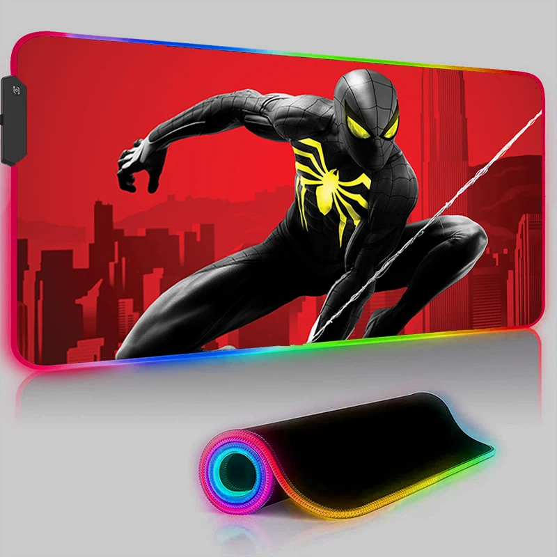 Xxl Mouse Mat RGB LED Gaming Mouse Pad Spider Pc Accessories Game Mats Computer Offices Luminous Anti-skid Cool Rug Mousepad
Xxl Mouse Mat RGB LED Gaming Mouse Pad Spider Pc Accessories Game Mats Computer Offices Luminous Anti-skid Cool Rug Mousepad