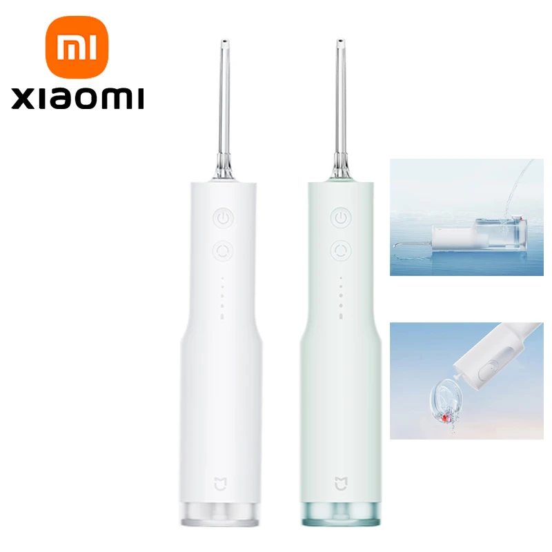 XIAOMI MIJIA F300 Portable Oral Irrigator Dental For Irrigator Teeth Water Flosser Bucal Calculi Oral Cleaner water thread Teeth
XIAOMI MIJIA F300 Portable Oral Irrigator Dental For Irrigator Teeth Water Flosser Bucal Calculi Oral Cleaner water thread Teeth