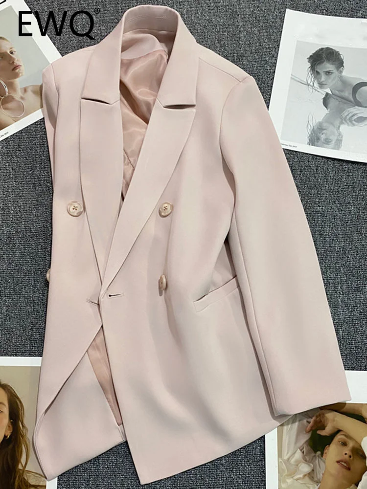 EWQ Sweet Style Chic And Elegant Woman Jacket Solid Color Double-breasted Long-sleeve Notched Female Blazer Summer 2023 New 2478
EWQ Sweet Style Chic And Elegant Woman Jacket Solid Color Double-breasted Long-sleeve Notched Female Blazer Summer 2023 New 2478