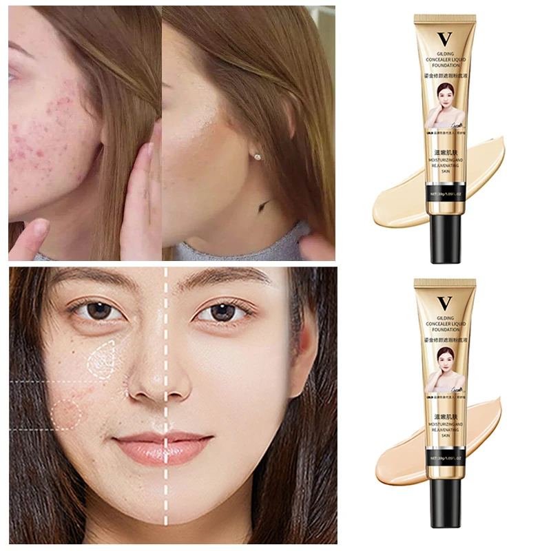 30g Liquid Foundation Cream Waterproof Lasting Oil-control Cover Acne Base Cream Makeup Moisturize Matte Concealer Cosmetic
30g Liquid Foundation Cream Waterproof Lasting Oil-control Cover Acne Base Cream Makeup Moisturize Matte Concealer Cosmetic