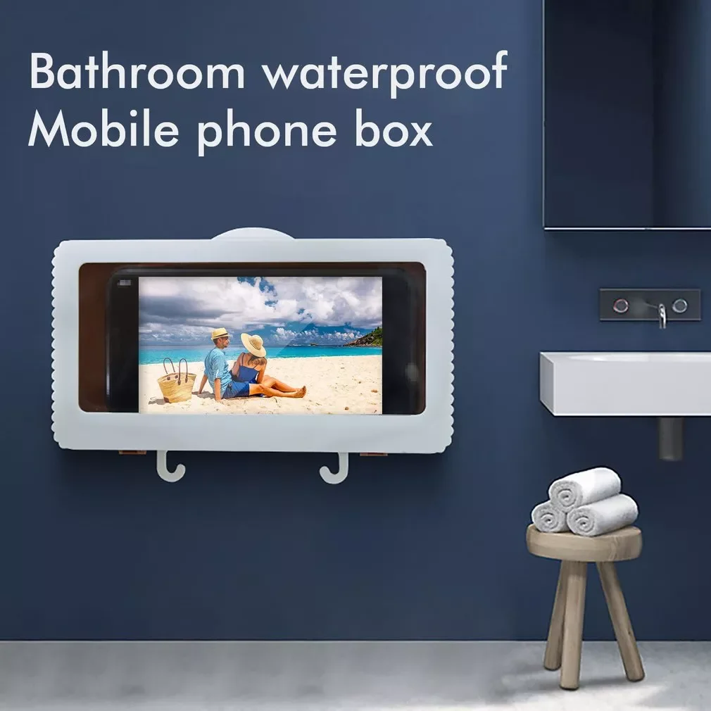 Shower Phone Box Bathroom Waterproof Phone Case Seal Protection Touch Screen Mobile Phone Holder For Kitchen Handsfree Gadget
Shower Phone Box Bathroom Waterproof Phone Case Seal Protection Touch Screen Mobile Phone Holder For Kitchen Handsfree Gadget