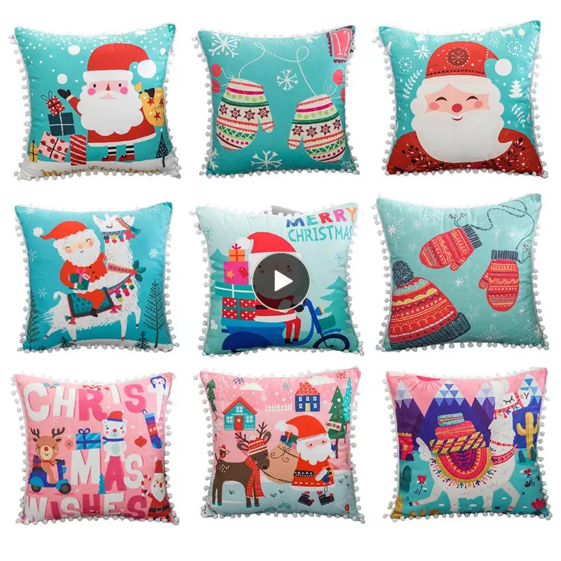 Рождественская хлопковая льняная наволочка 45*45 см с рисунком Санта-Клауса, декоративная наволочка для автомобиля, дома, дивана, Прямая поставка
Рождественская хлопковая льняная наволочка 45*45 см с рисунком Санта-Клауса, декоративная наволочка для автомобиля, дома, дивана, Прямая поставка