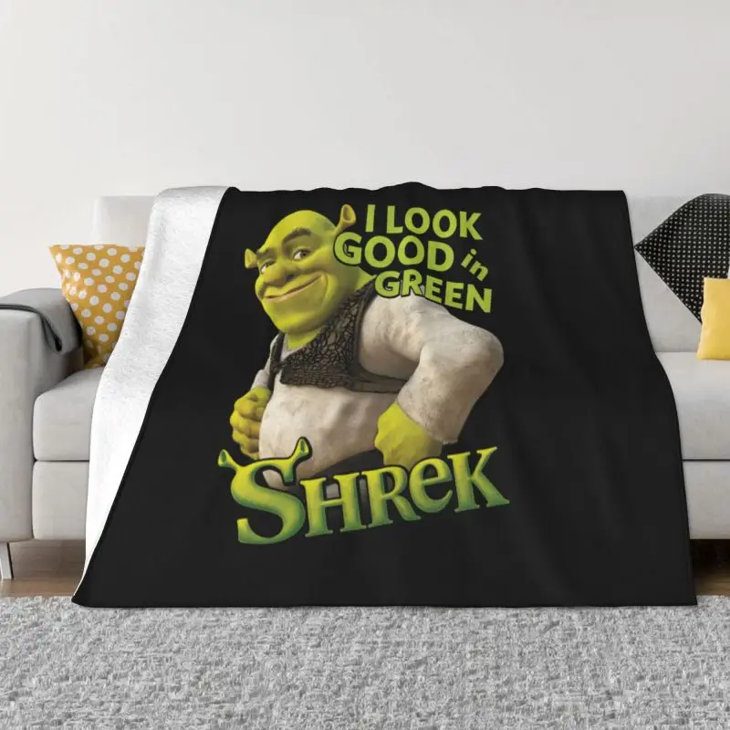 I Look Good In Green Shreks Blanket Soft Fleece Autumn Flannel Mike Myers Funny Anime Throw Blankets for Sofa Home Bedroom Quilt
I Look Good In Green Shreks Blanket Soft Fleece Autumn Flannel Mike Myers Funny Anime Throw Blankets for Sofa Home Bedroom Quilt
