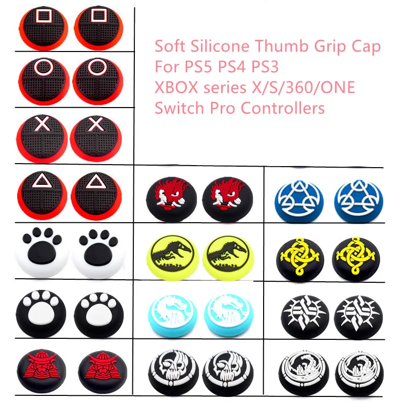 Joystick Silicone Thumbstick Grip Cap For SONY Playstation5 PS5/PS4/PS3 XBOX Series X S ONE 360 Controller Game Thumb Grip Caps
Joystick Silicone Thumbstick Grip Cap For SONY Playstation5 PS5/PS4/PS3 XBOX Series X S ONE 360 Controller Game Thumb Grip Caps
