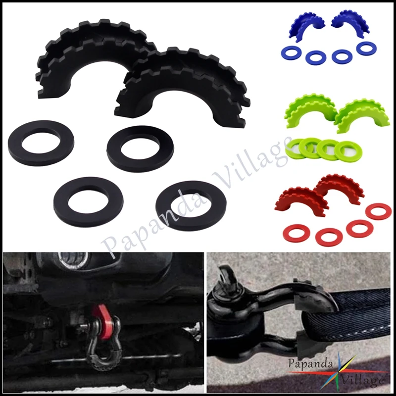 Auto Car Accessories 3.25T Shackle Cover 5/8 D Shackle Isolator Anti Rattle Protector Off Road Towing Parts Bumper Protection
Auto Car Accessories 3.25T Shackle Cover 5/8 D Shackle Isolator Anti Rattle Protector Off Road Towing Parts Bumper Protection