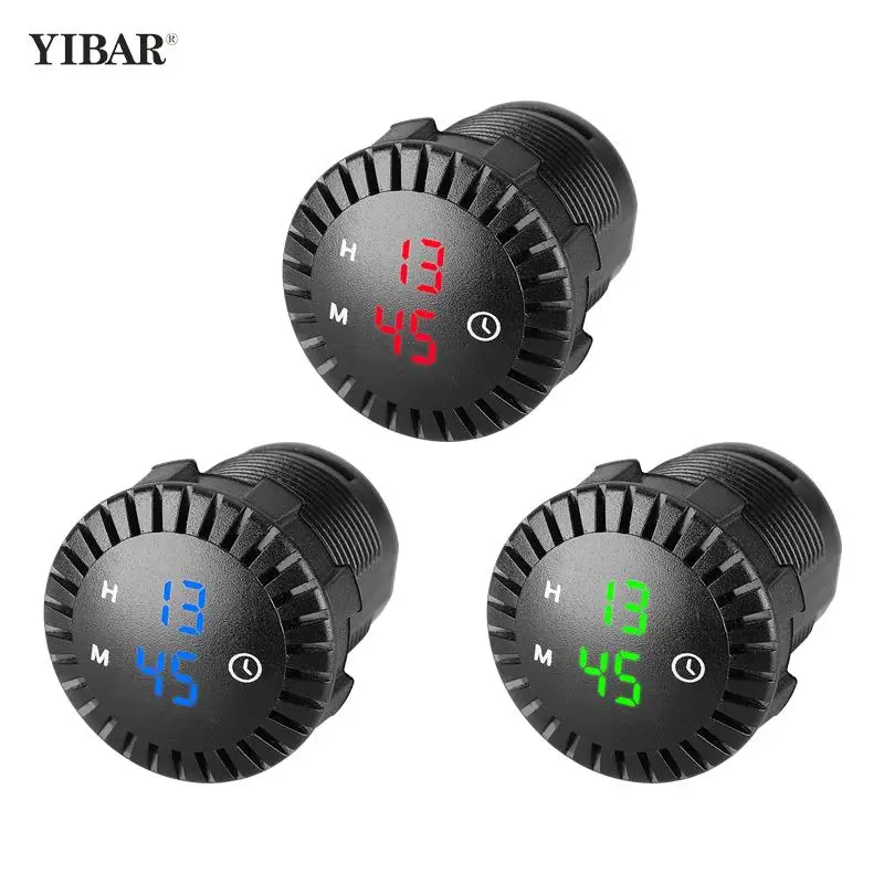 12V/24V Car Electronic Clock Automotive Boat Motorcycle Touch Digital Clock LED Display Waterproof
12V/24V Car Electronic Clock Automotive Boat Motorcycle Touch Digital Clock LED Display Waterproof