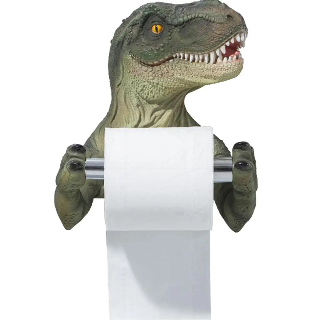 Wall-Mounted Toilet Paper Rack Dinosaur Design Roll Paper Holder for Toilet Bathroom
Wall-Mounted Toilet Paper Rack Dinosaur Design Roll Paper Holder for Toilet Bathroom