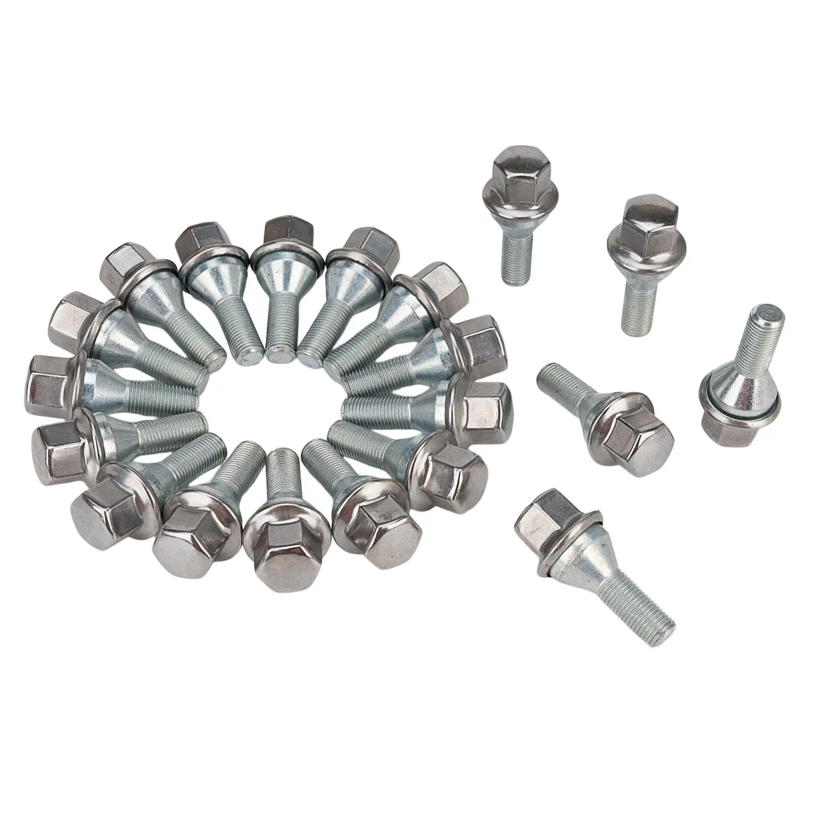 20 Pieces Wheel Lug Bolts 611-005 for Wheel Spacers for Jeep Renegade Cherokee Compass
20 Pieces Wheel Lug Bolts 611-005 for Wheel Spacers for Jeep Renegade Cherokee Compass