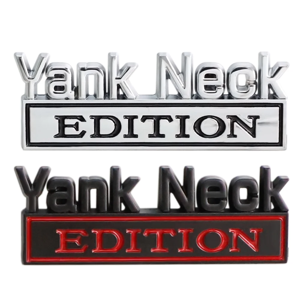 Металлическая 3d-эмблема YANK NECK EDITION, аксессуары, инструменты для 2019 Honda Accord Bmw F30 Mercedes Benz, аксессуары
Металлическая 3d-эмблема YANK NECK EDITION, аксессуары, инструменты для 2019 Honda Accord Bmw F30 Mercedes Benz, аксессуары