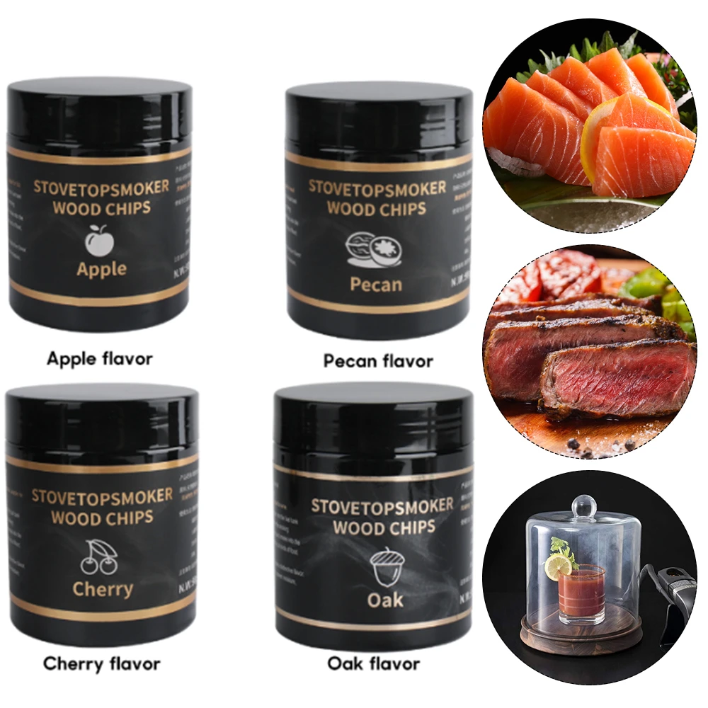 

Smoked Wood Chips Spices Molecular Cuisine Gourmet Fine Sawdust Cold Smoke Generator Grill For Smoking Gun BBQ