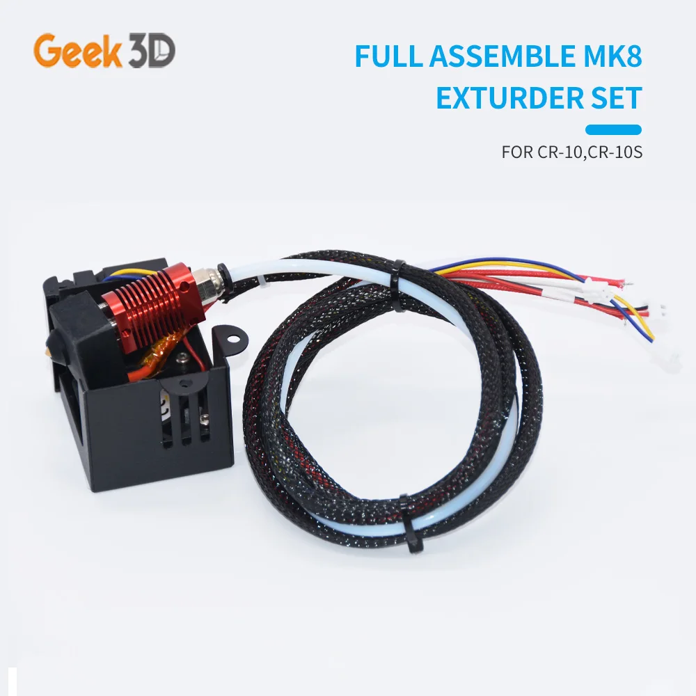 0.4mm Nozzle Heating Block Double Cooling Fan Cover Air Connections for Ender 3 CR10 Ender 5 Ender-3 Full Assembled Extruder Kit
0.4mm Nozzle Heating Block Double Cooling Fan Cover Air Connections for Ender 3 CR10 Ender 5 Ender-3 Full Assembled Extruder Kit