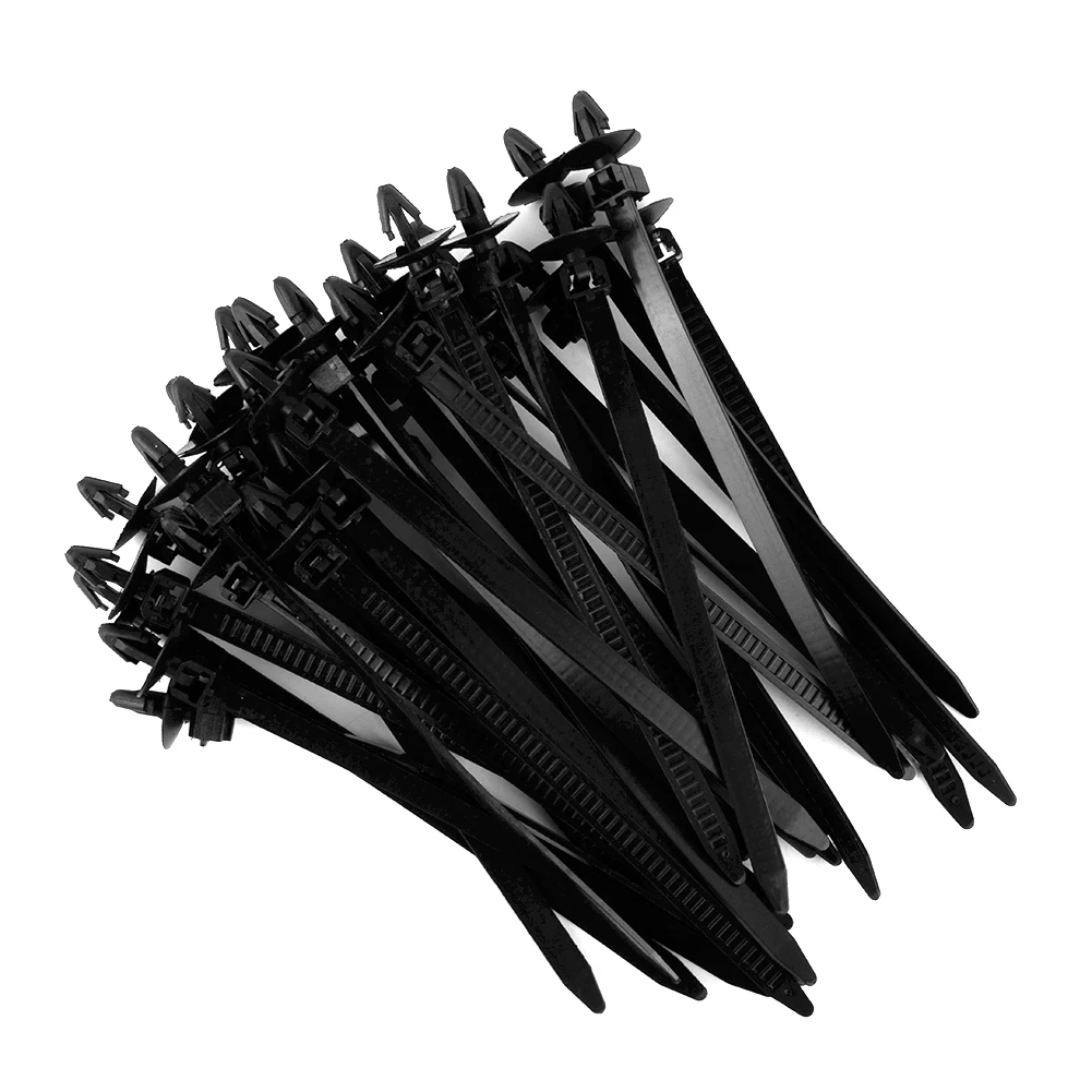 14cm Cable Ties Clamp 30pcs 200mm Self-Locking Nylon Black For Car Strap Push Mount Wire Ties Retainer Durable
14cm Cable Ties Clamp 30pcs 200mm Self-Locking Nylon Black For Car Strap Push Mount Wire Ties Retainer Durable