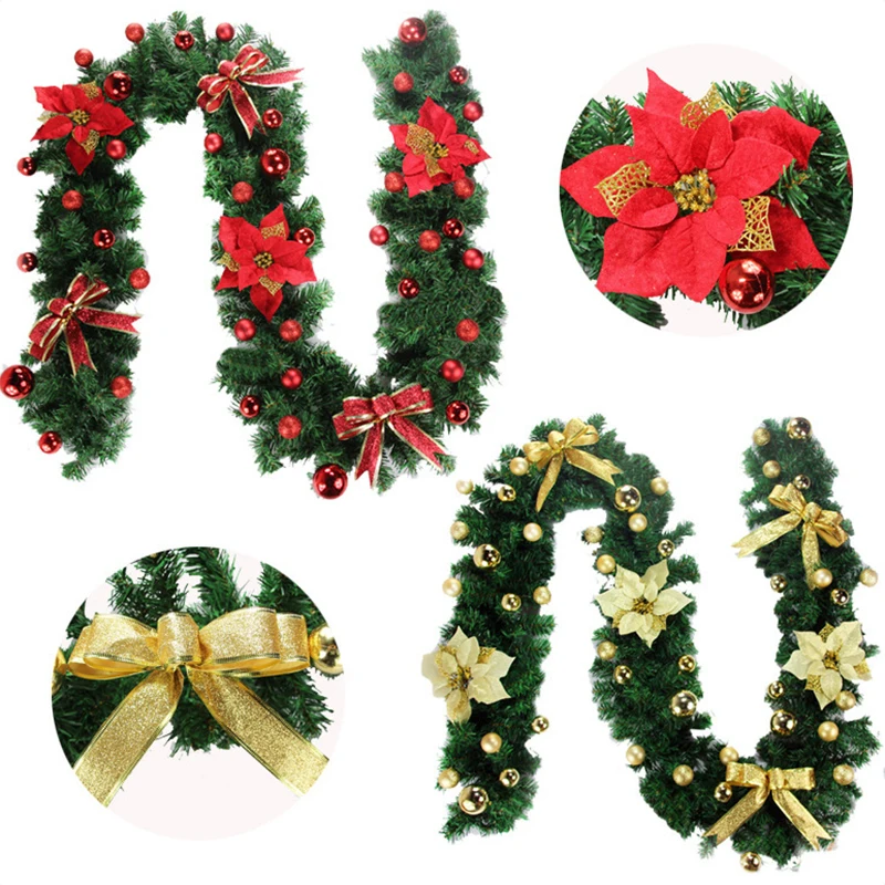 Christmas Wreath Decorations Wedding Light Up Wreath Garland Xmas Tree Decor For Family Merry Party Fireplace DIY 2.7M PVC
Christmas Wreath Decorations Wedding Light Up Wreath Garland Xmas Tree Decor For Family Merry Party Fireplace DIY 2.7M PVC