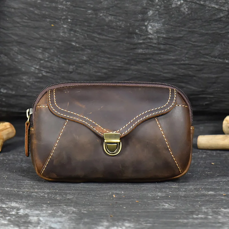 Fanny Pack Leather Real Hip Layer Genuine Casual Men Clutch Bag Male Bag Retro Cell Double Pack Wallet Men Cowhide Waist Phone
Fanny Pack Leather Real Hip Layer Genuine Casual Men Clutch Bag Male Bag Retro Cell Double Pack Wallet Men Cowhide Waist Phone