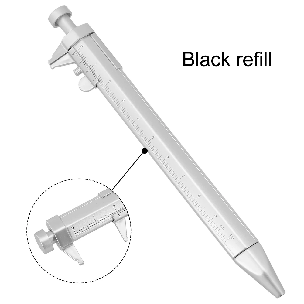 2 In 1 Vernier Caliper Roller Ball Pen Gel Ink Blue/Black Refill Plastic For Office Measuring Writing Measuring Gauging Tools
2 In 1 Vernier Caliper Roller Ball Pen Gel Ink Blue/Black Refill Plastic For Office Measuring Writing Measuring Gauging Tools