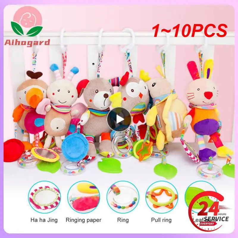 1~10PCS Good Quality Newborn Baby Rattles Plush Stroller Cartoon Animal Toys Baby Mobiles Hanging Bell Educational Baby Toys
1~10PCS Good Quality Newborn Baby Rattles Plush Stroller Cartoon Animal Toys Baby Mobiles Hanging Bell Educational Baby Toys
