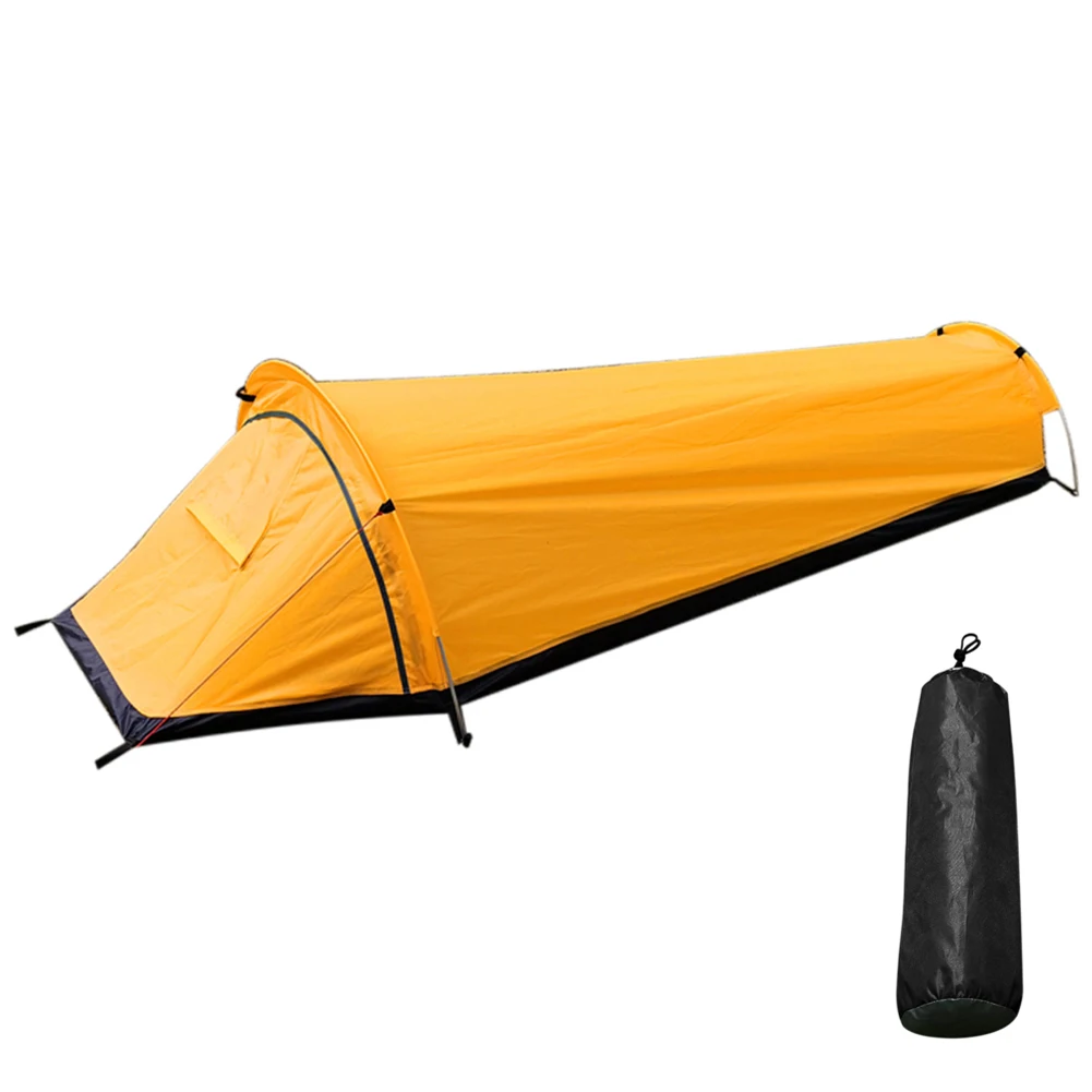 Ultralight Backpacking Camping Tent 210D Oxford Cloth Bottom Waterproof Tent Compact Single Person Outdoor Hiking Camping Tent
Ultralight Backpacking Camping Tent 210D Oxford Cloth Bottom Waterproof Tent Compact Single Person Outdoor Hiking Camping Tent