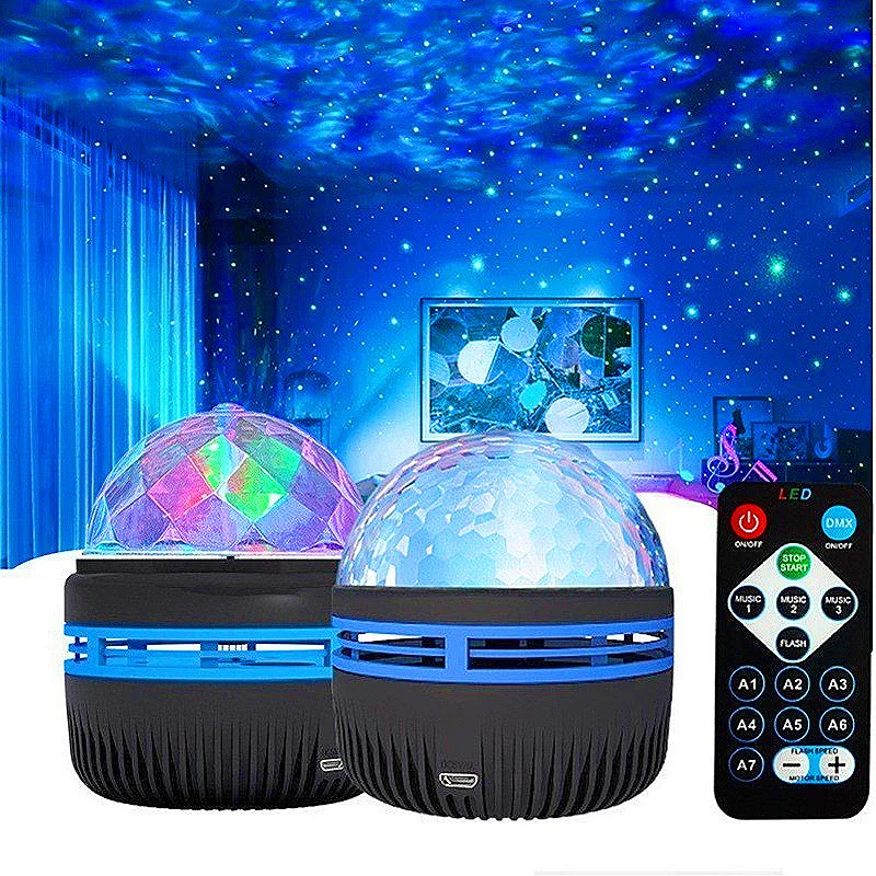 Starry Aurora Projection Light Magic Ball Music Water Wave Pattern Remote Control Colorful Dynamic Romantic Atmosphere Light
Starry Aurora Projection Light Magic Ball Music Water Wave Pattern Remote Control Colorful Dynamic Romantic Atmosphere Light