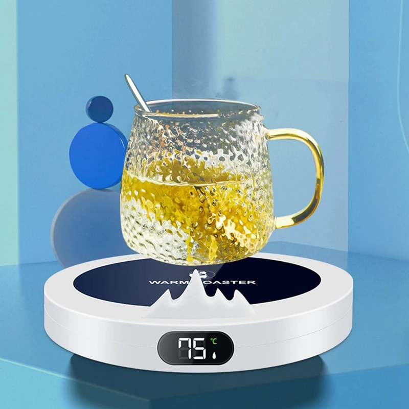 Portable USB Heating Cup Warm 3-Gear Coffee Mug Smart Thermostatic Hot Pad Milk Tea Heating Pad -White
Portable USB Heating Cup Warm 3-Gear Coffee Mug Smart Thermostatic Hot Pad Milk Tea Heating Pad -White