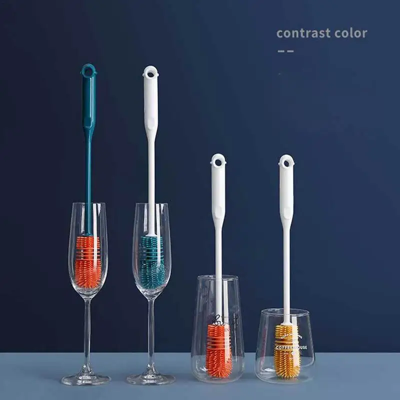 Silicone Cup Brush Long Handle Water Bottle Scrubber for Cleaning Tumblers Coffee Mugs Milk Bottles Beer Bottles Kitchen Tool
Silicone Cup Brush Long Handle Water Bottle Scrubber for Cleaning Tumblers Coffee Mugs Milk Bottles Beer Bottles Kitchen Tool