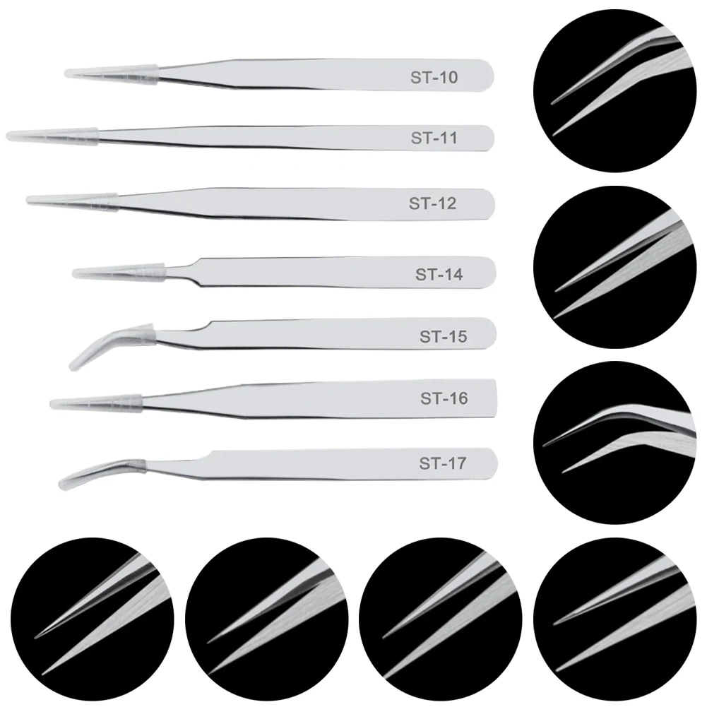 1pcs Precision Stainless Steel Anti-static Tweezers For Electronic Phone Integrated Circuit Maintenance Repair Tools
1pcs Precision Stainless Steel Anti-static Tweezers For Electronic Phone Integrated Circuit Maintenance Repair Tools