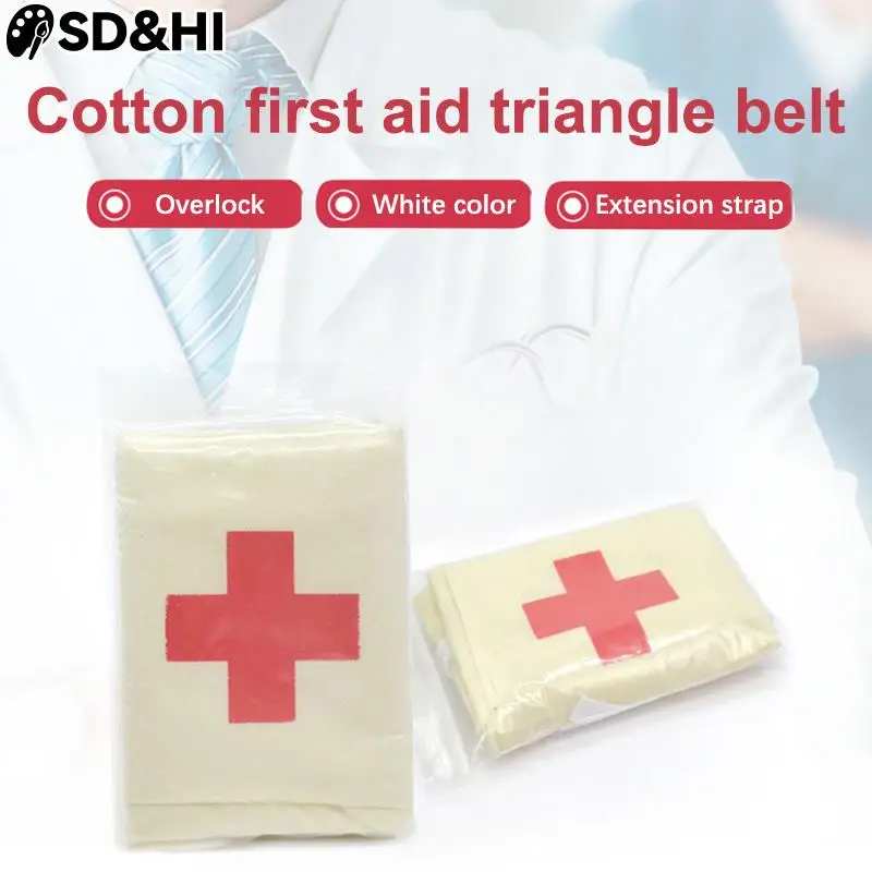 

Disposable Medical Burn Dressing Bandage Triangular First Aid Kit Wrap Bandage Fracture Fixation Emergency Bandage Wound Care